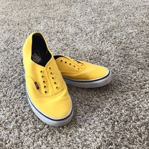 Yellow vans